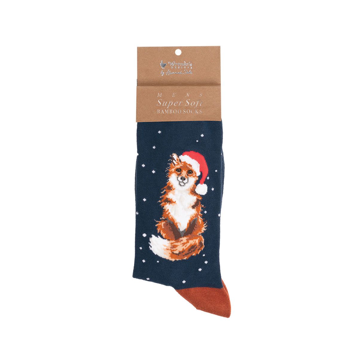 Wrendale meeste sokid Festive Fox, 40-46
