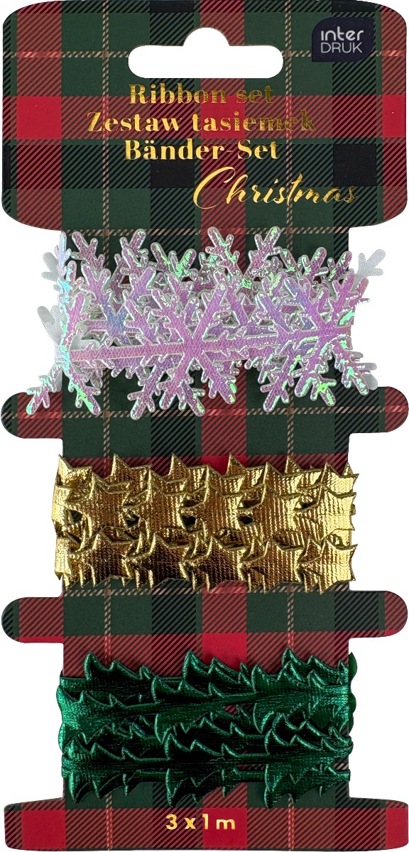 Kinkepaela komplekt Christmas 3x1m Interdruk