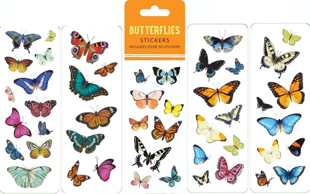 Kleepsud Butterflies, 6 lehte