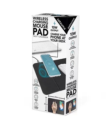 Hiirepadi + nutitelefoni juhtmevaba laadimisalus Satzuma Wireless Charging Mouse Mat