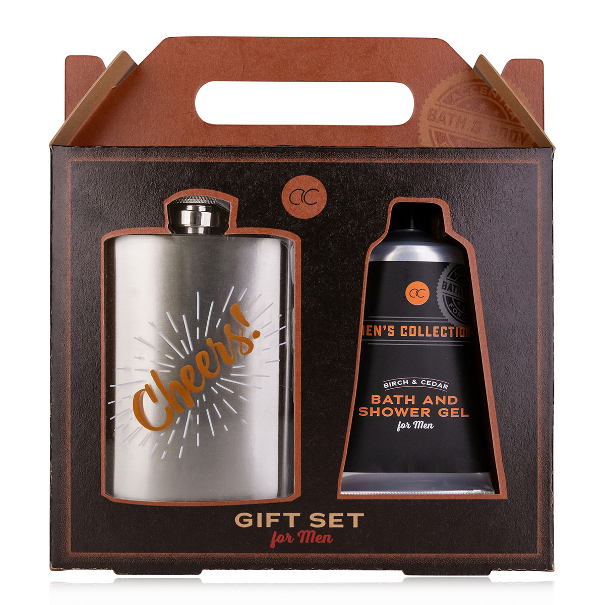 Kinkekomplekt Meestele Men's Collection Vanni ja- Dušigeel 60ml, Lapikpudel 115ml