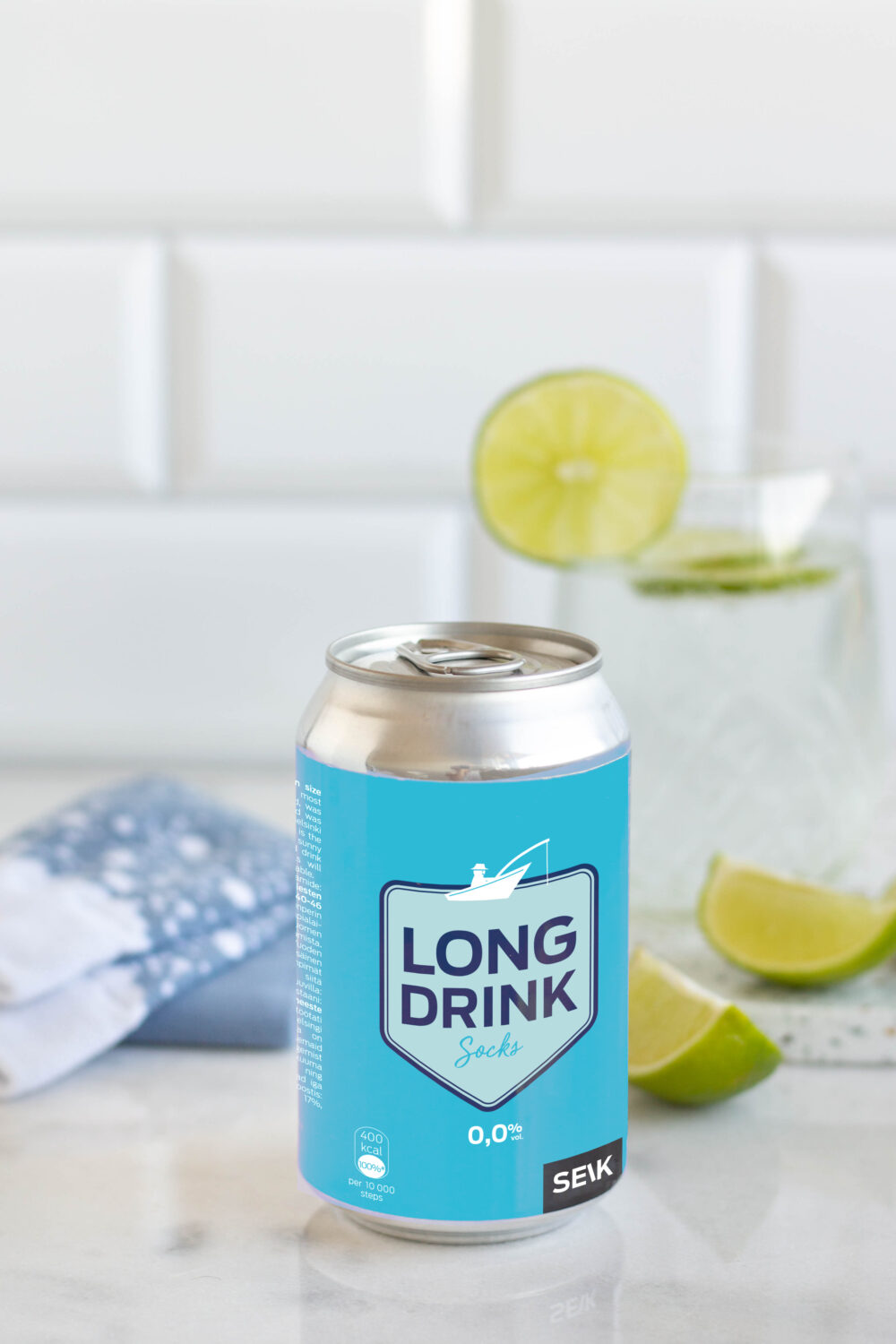 Seik sokid Long Drink (suurus 40-46)