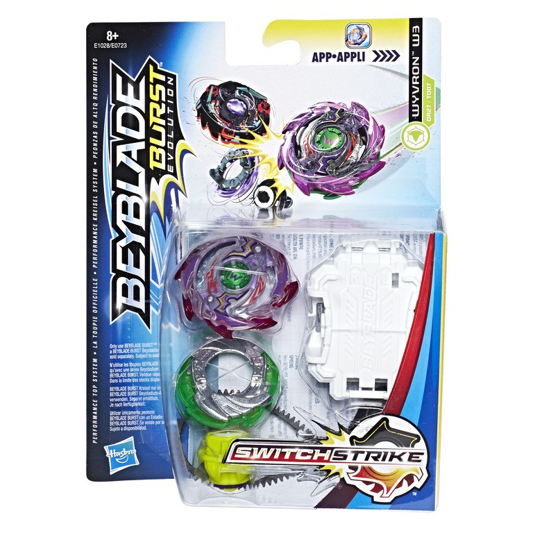 BEYBLADE SWITCHSTRIKE STARTERPAKK (KÄEPIDE & SPINNER) ASST.