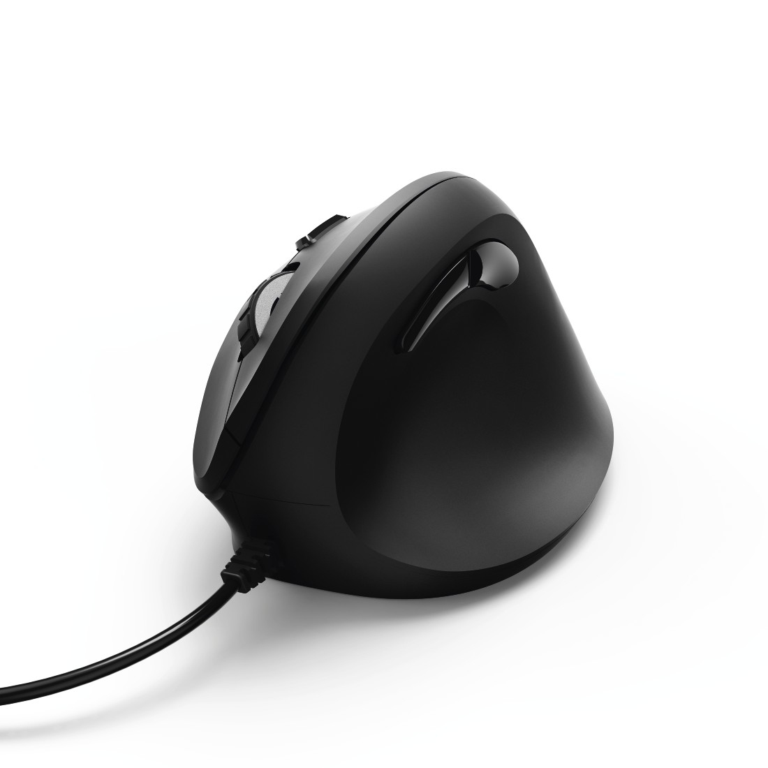 Hiir Hama EMC-500 Vertical Ergonomic Mouse, USB-kaabel, 6 Buttons, black/must ergonoomiline vertikaa