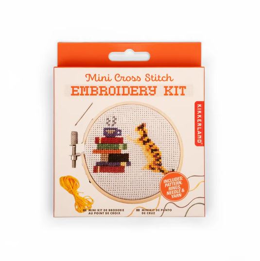 Käsitöökomplekt Mini Cross Stitch Embroidery, Cat