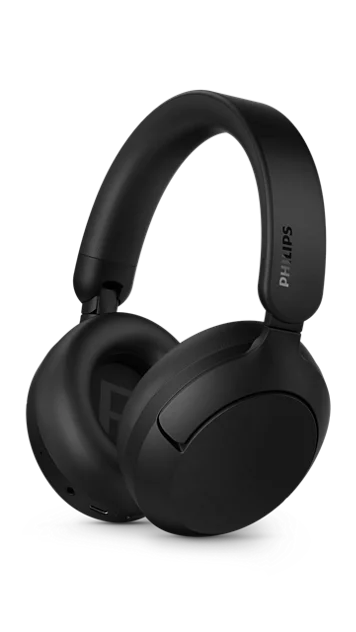 Kõrvaklapid Philips Wireless Headphones TAH6000BK/00, ANC Pro, kõrvapealsed juhtmevabad kõrvaklapid