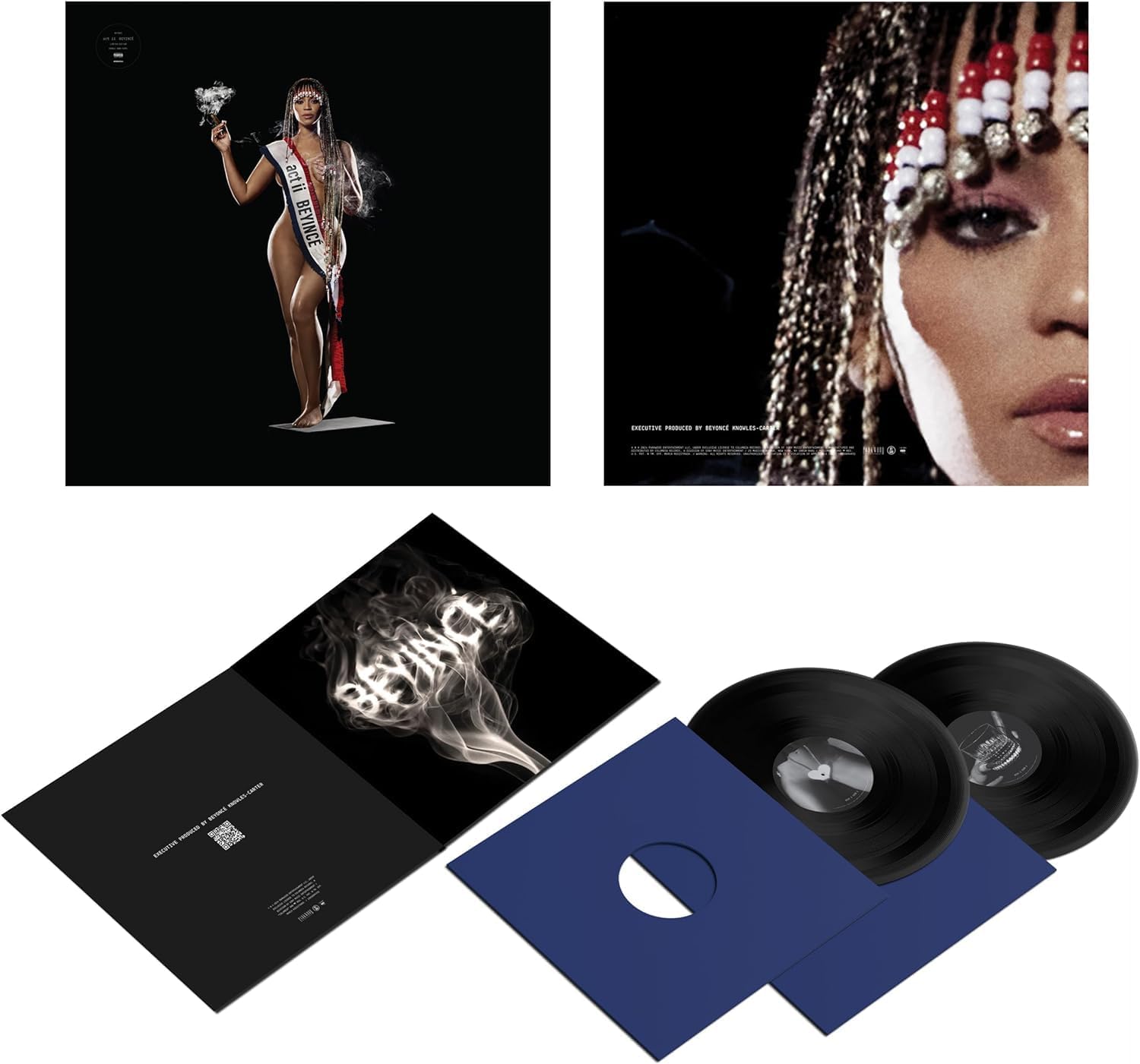 Beyoncé - Cowboy Carter (Bead Face Black Vinyl) (2024) 2LP - Beyoncé