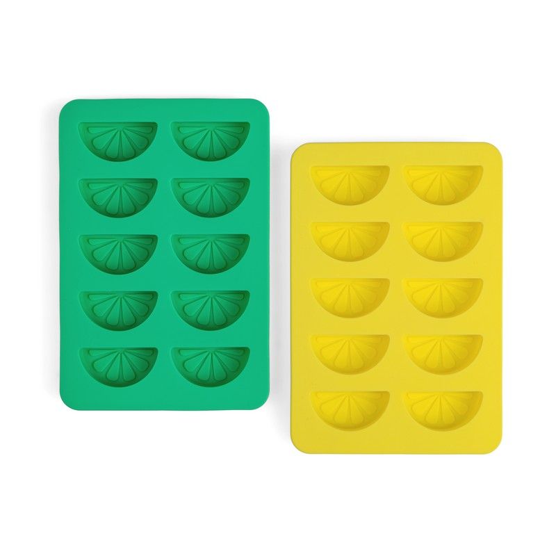 Here's How Jääkuubikute vormid The DottyCitrus Wedge Yellow + Green, 2tk