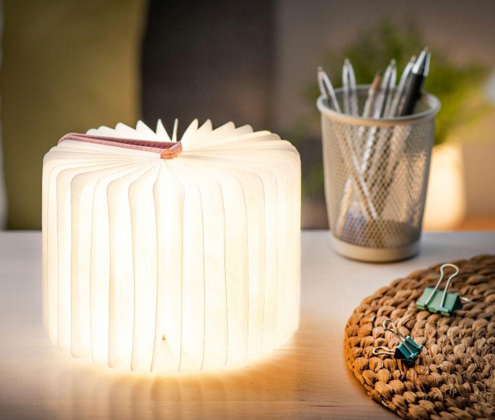 VALGUSTI LED SMART BOOK LIGHT PINK LINEN, MINI