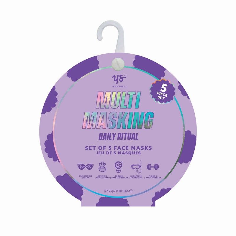 Yes Studio näomask Multi-Masking, Purple, 5tk