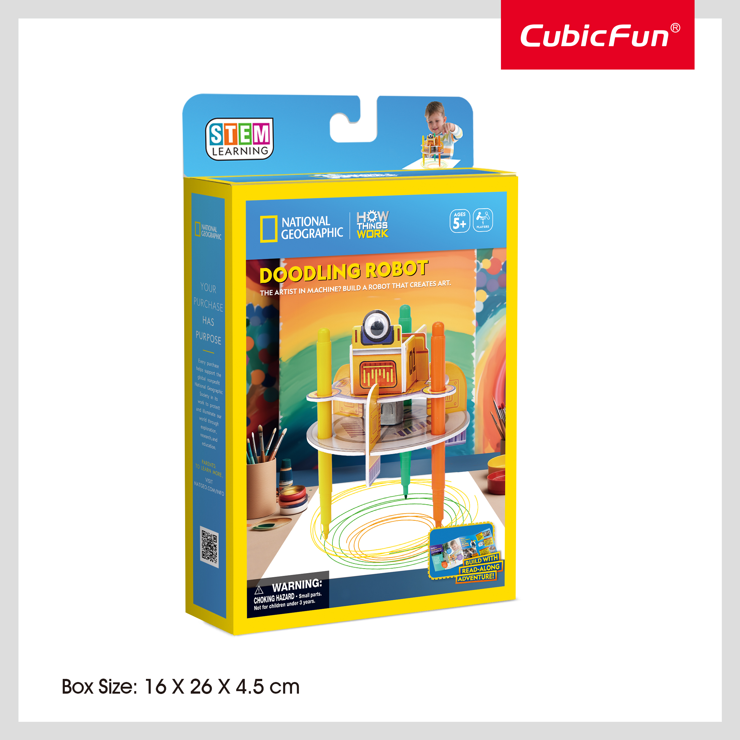 CUBIC FUN National Geographic 3D pusle Joonistusrobot
