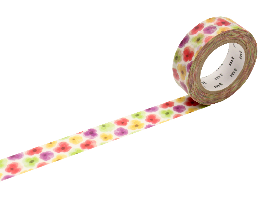 Washi teip mt ex 15mmx7m pansy