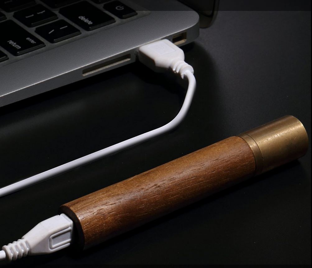 ELEKTRILINE TULEMASIN ELEMENT LIGHTER, WALNUT