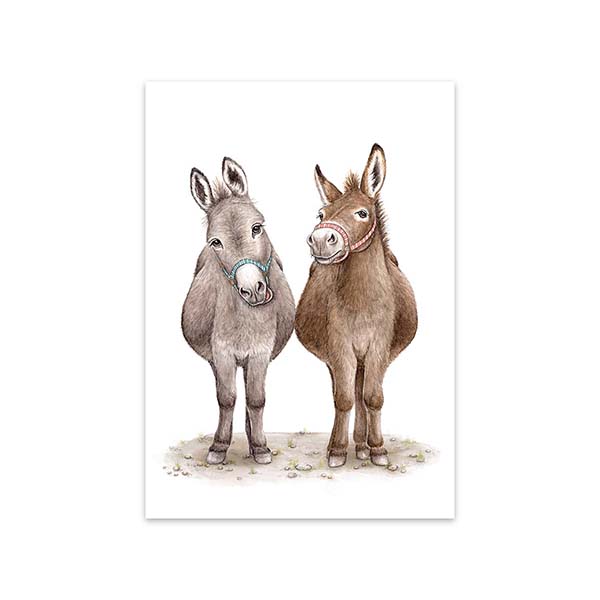 Õnnitluskaart Cheeky Donkeys