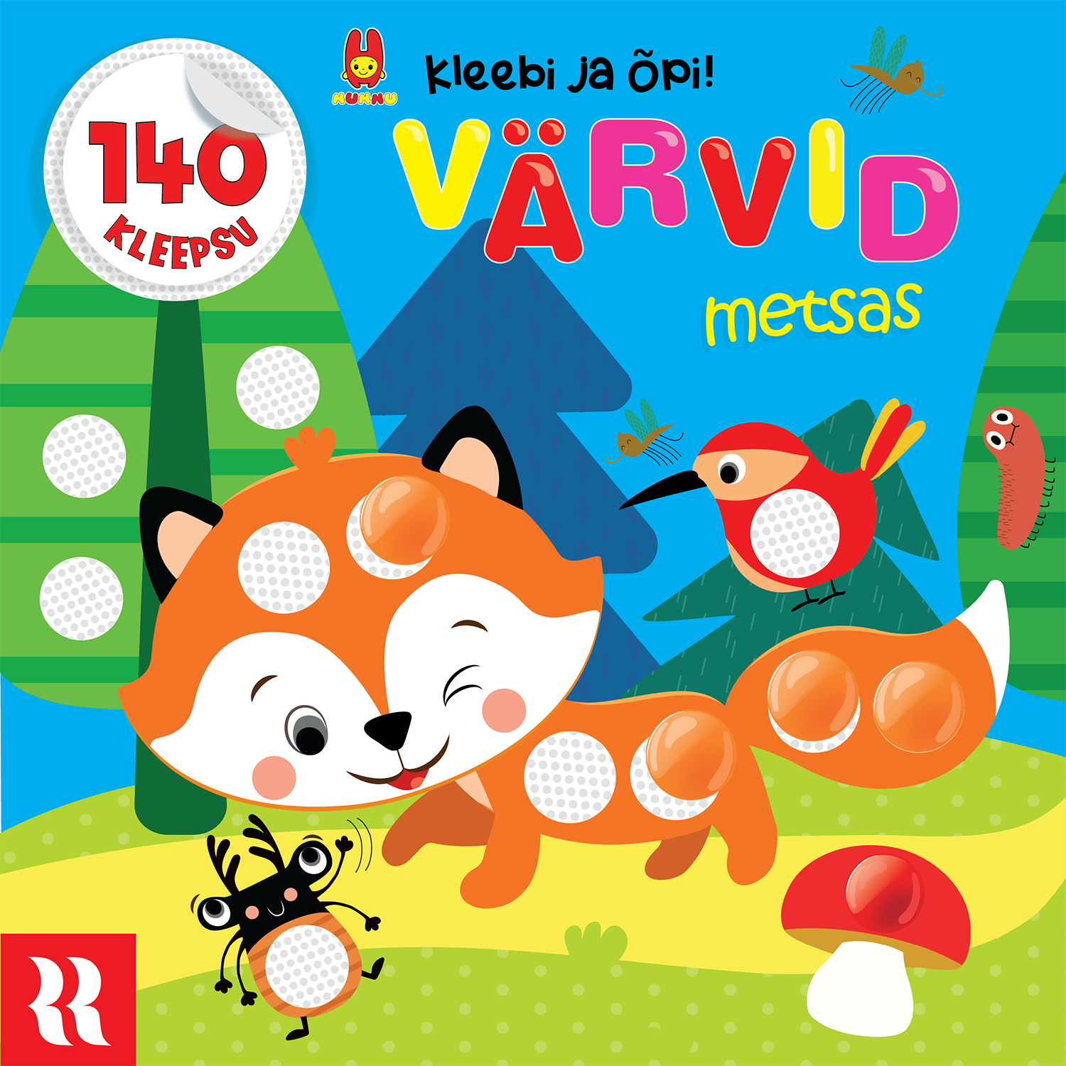 Värvid metsas. Kleebi ja õpi!