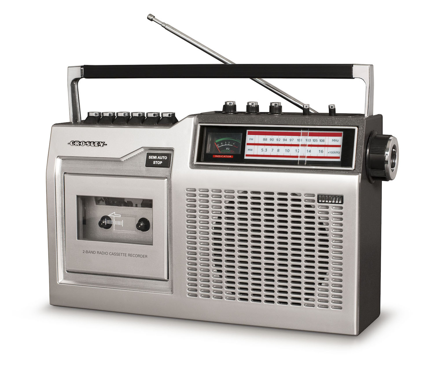 CROSLEY KASSETIMÄNGIJA CT200, SILVER