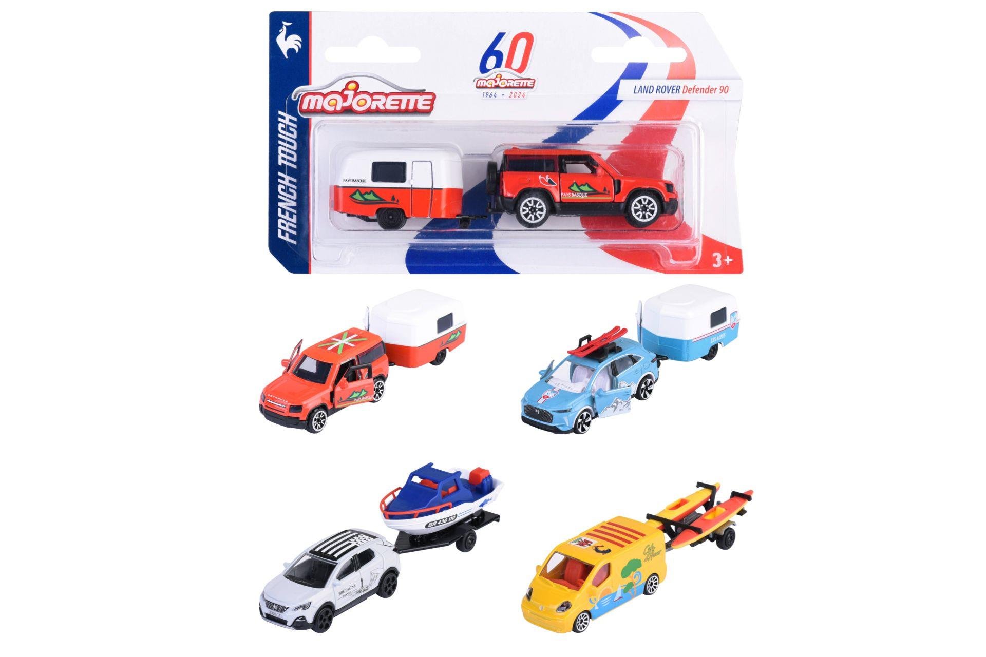 Simba Majorette autod treileriga: Prantsuse sari - 4 erinevat