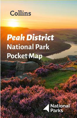 Peak District National Park Pocket Map - Collins Maps, National Parks Uk