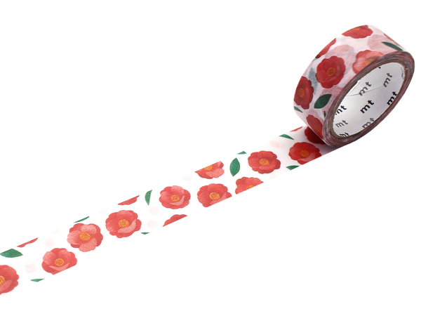 Washi teip mt Maruichikyu 15mmx5m camellia