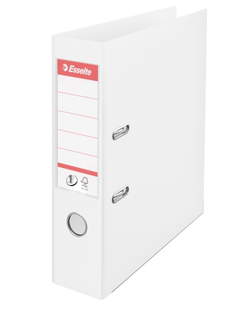 Registraator A4 75mm valge PP Esselte No.1 Power Vivida