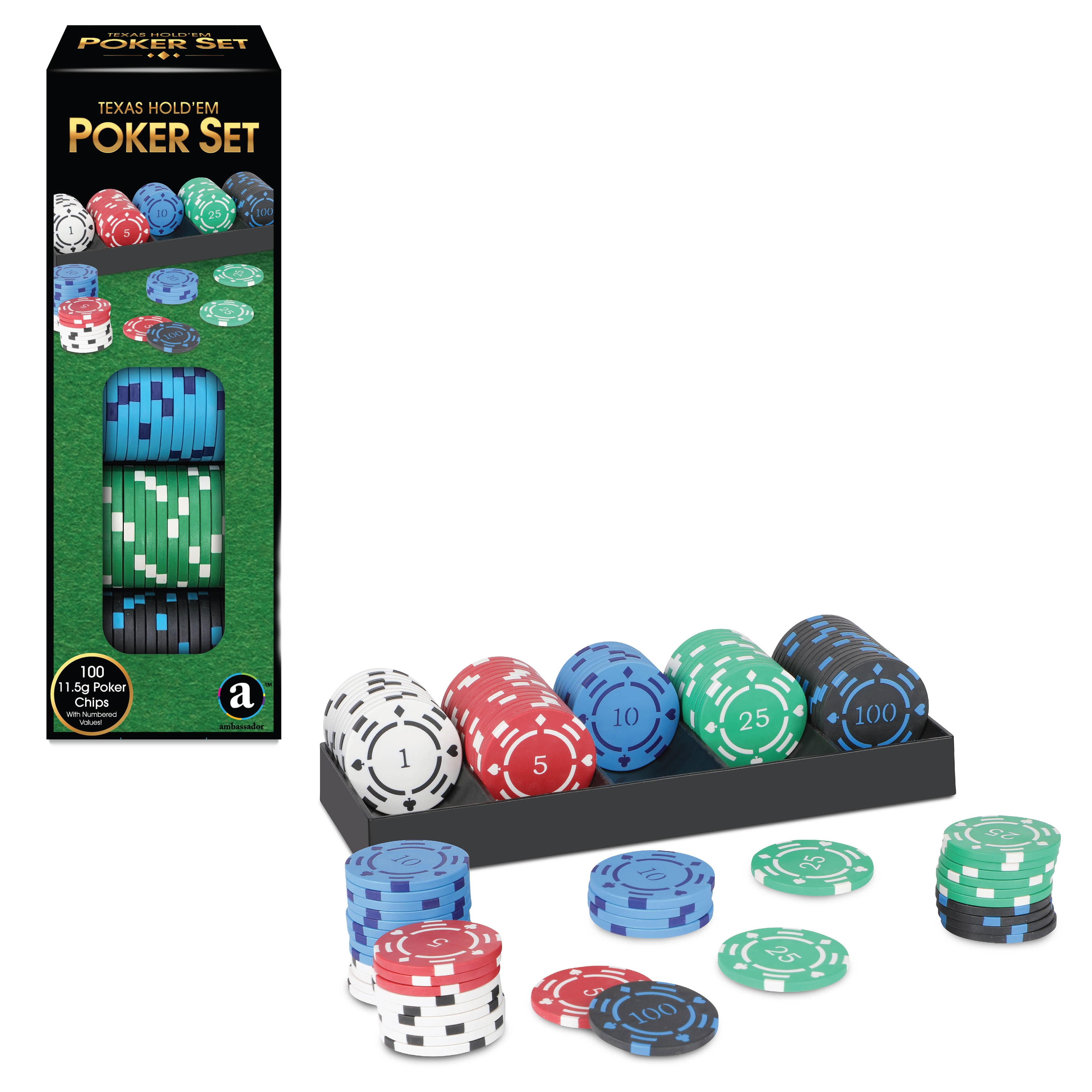 Lauamäng ProPoker 100 zetooni numbritega