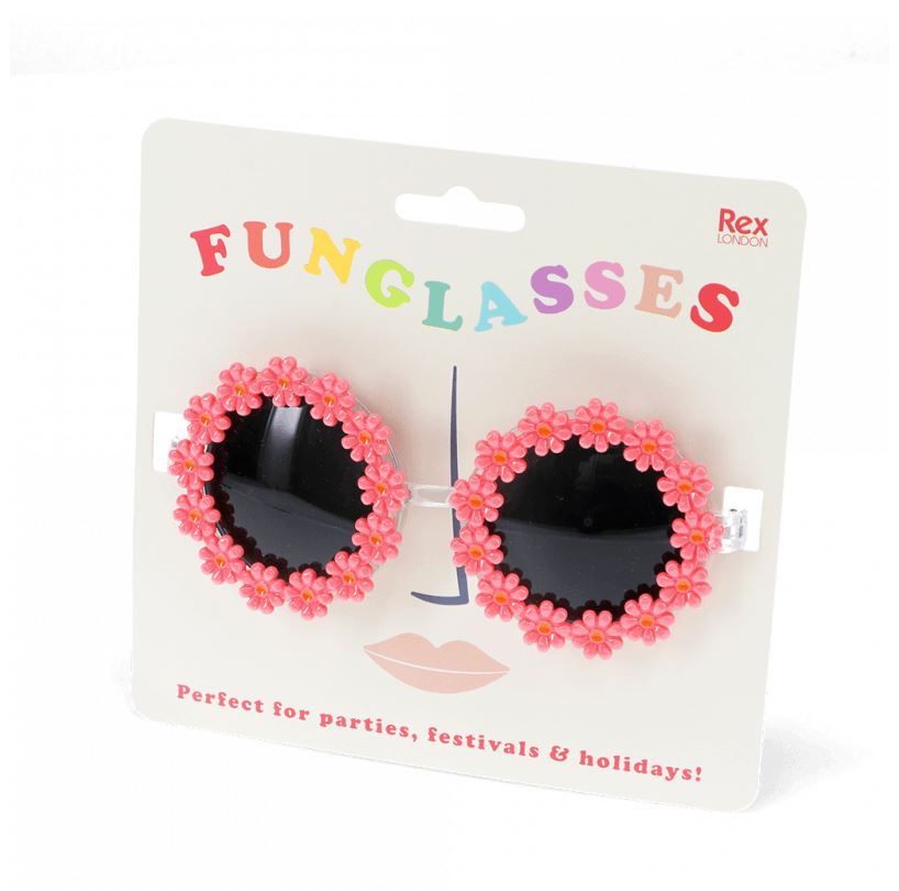 Päikeseprillid Funglasses Pink daisy