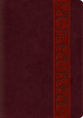 ESV Study Bible, Large Print (TruTone, Mahogany, Trellis Design)