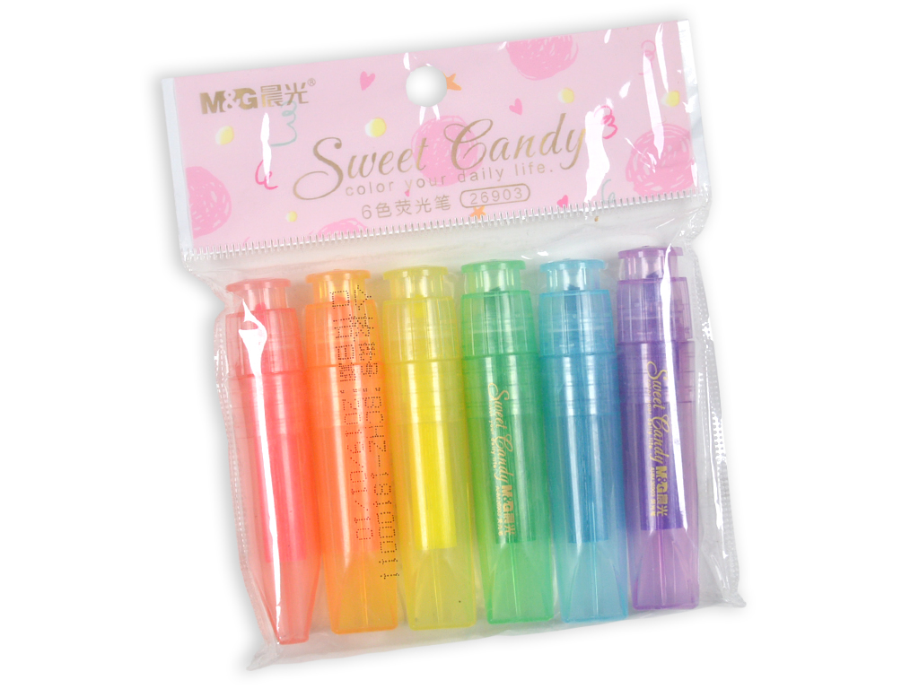 Mini tekstimarker M&G Sweet Candy 6tk