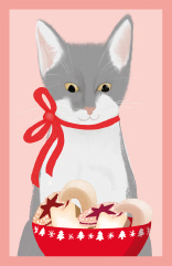 Jõulukaart Minicard, Toni Starck, Biskuit Cat