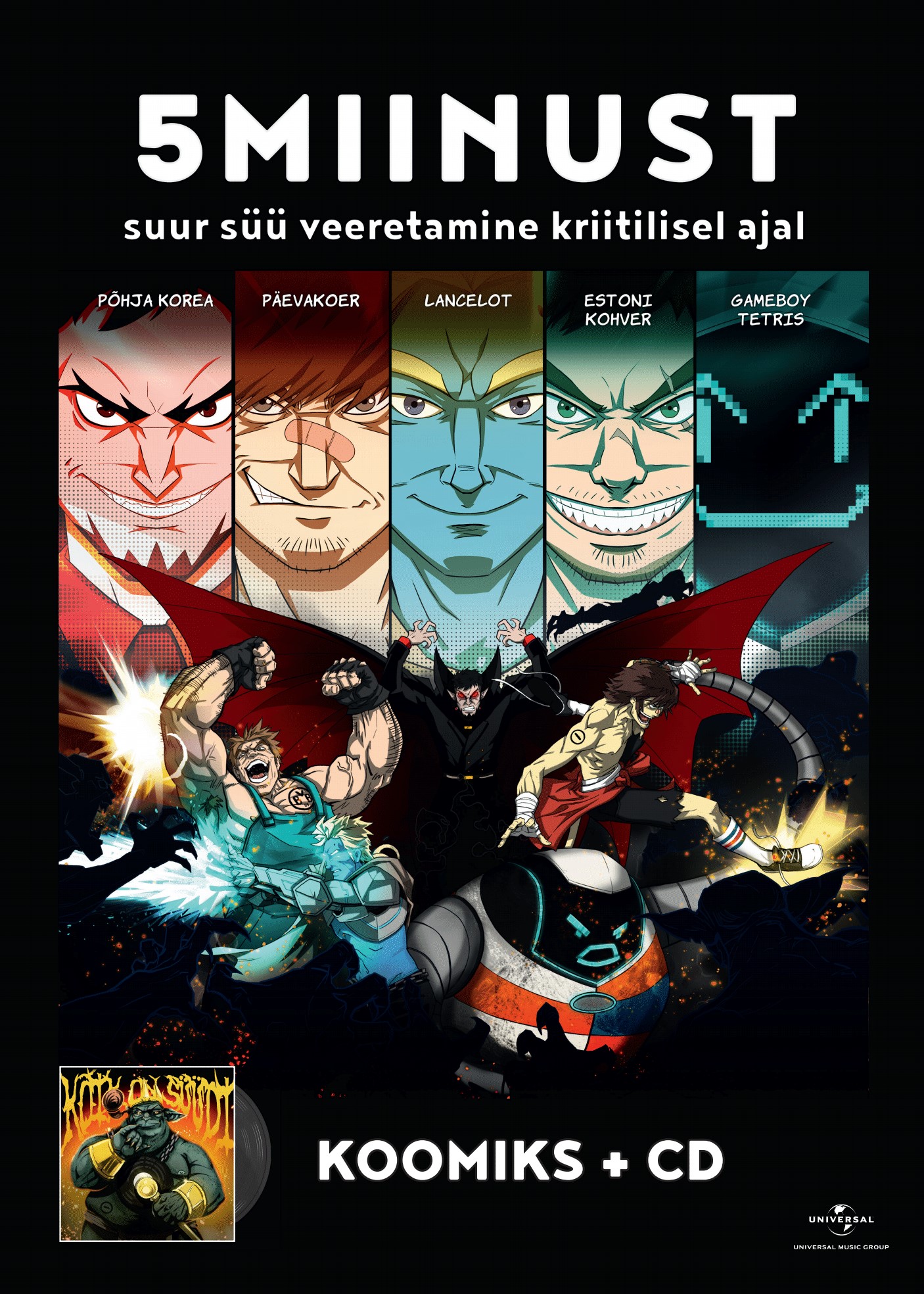 5MIINUST. suur süü veeretamine kriitilisel ajal - koomiks + CD-plaat