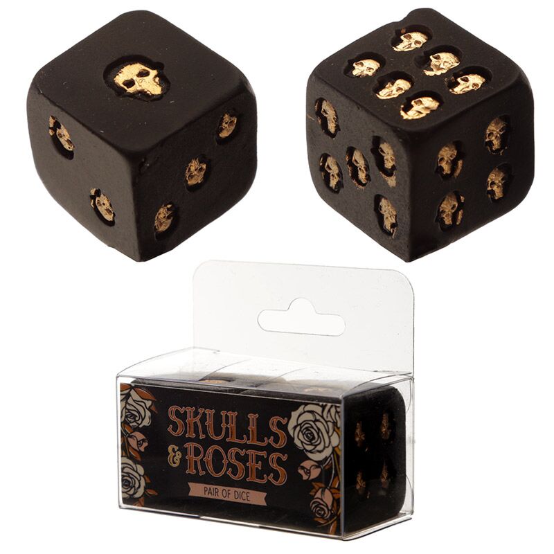 Täringud Skulls and Roses, 2tk