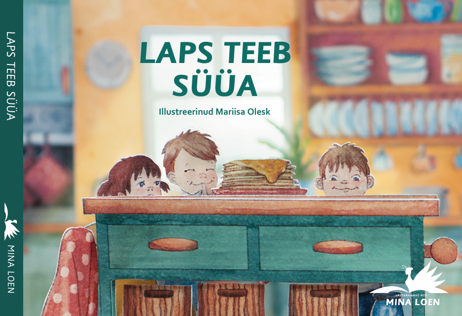 Laps teeb süüa. Mina loen