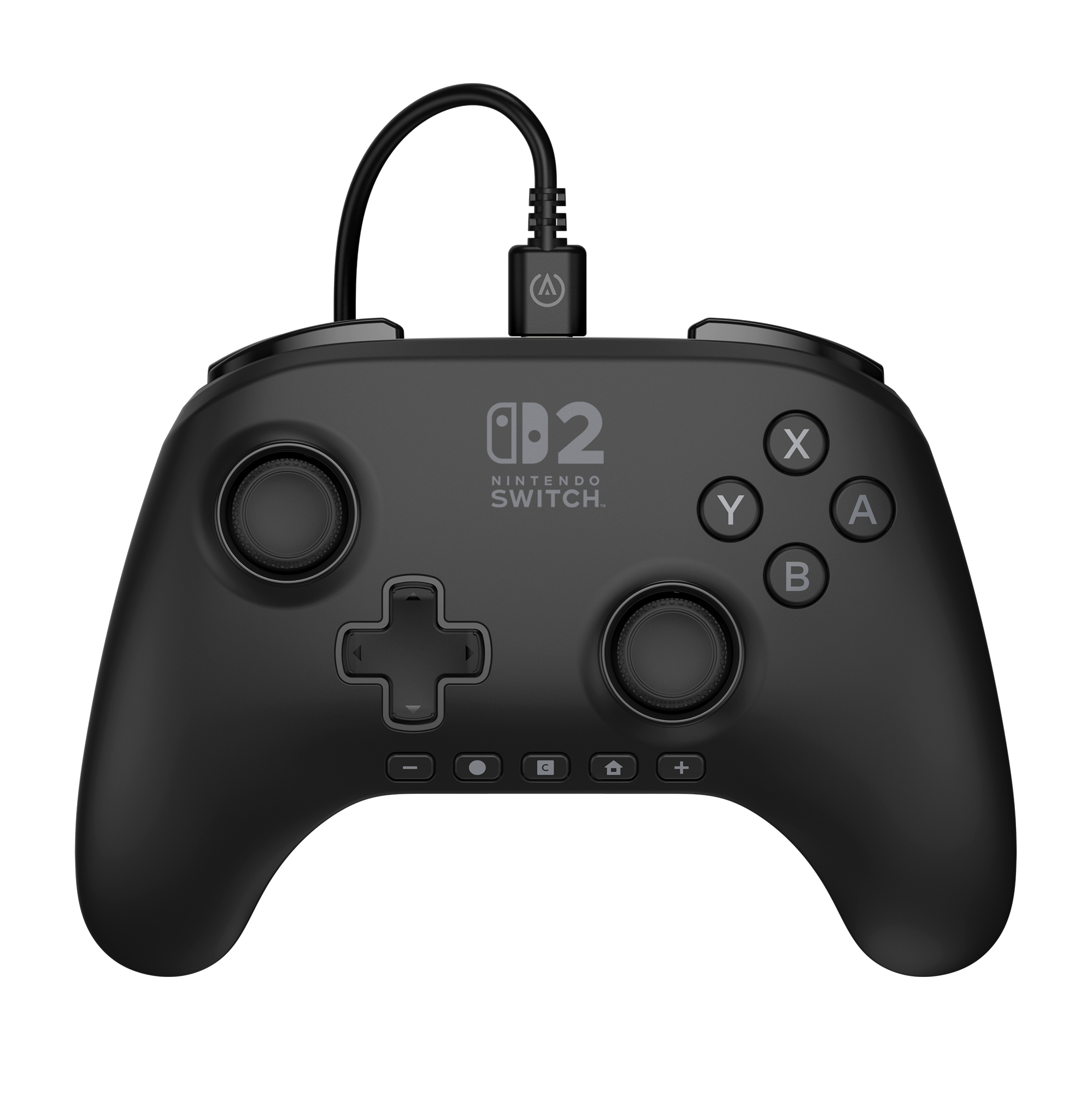 Pult PowerA Advantage juhtmega - Nintendo Switch 2 - must, USB-C kaabel 3m