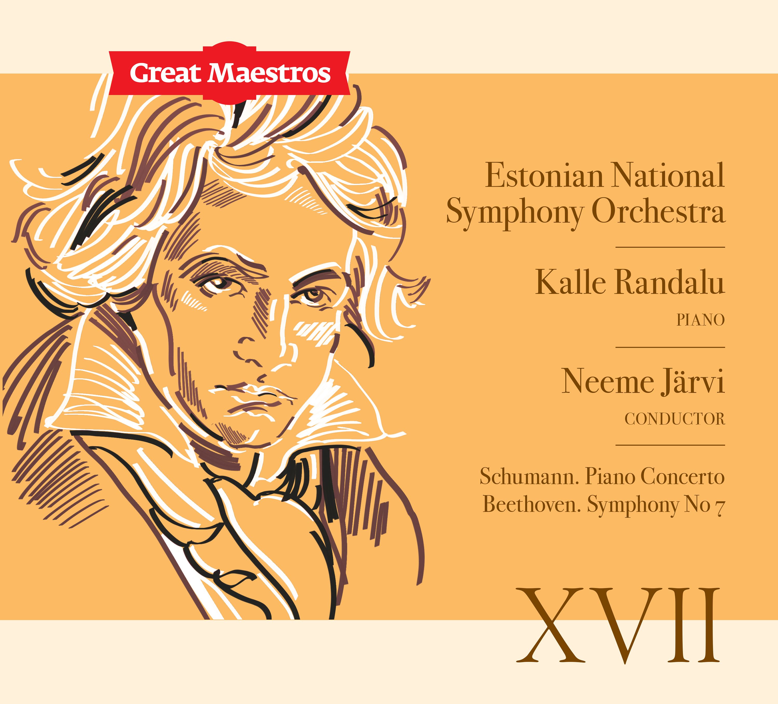 GREAT MAESTROS XVII: ERSO, RANDALU, JÄRVI - SCHUMANN, BEETHOVEN (2020) CD