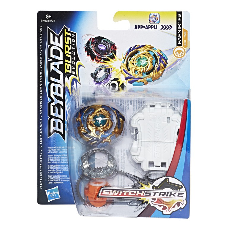 BEYBLADE SWITCHSTRIKE STARTERPAKK (KÄEPIDE & SPINNER) ASST.