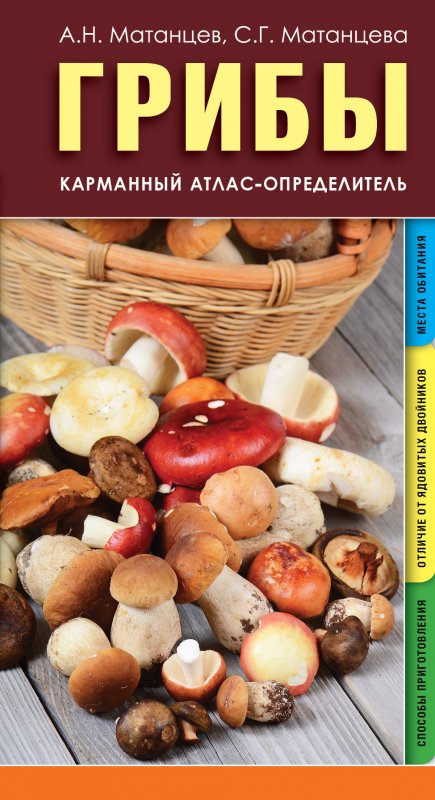 ГРИБЫ. КАРМАННЫЙ АТЛАС-ОПРЕДЕЛИТЕЛь - Александр Матанцев, Светлана Матанцева