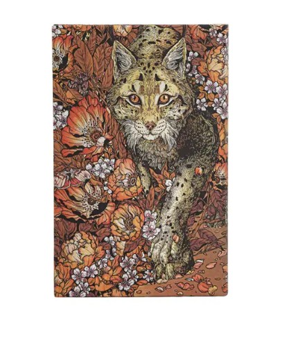 Paperblanks kalendermärkmik 2026-27 18M Maxi Vertical, Lynx Rising