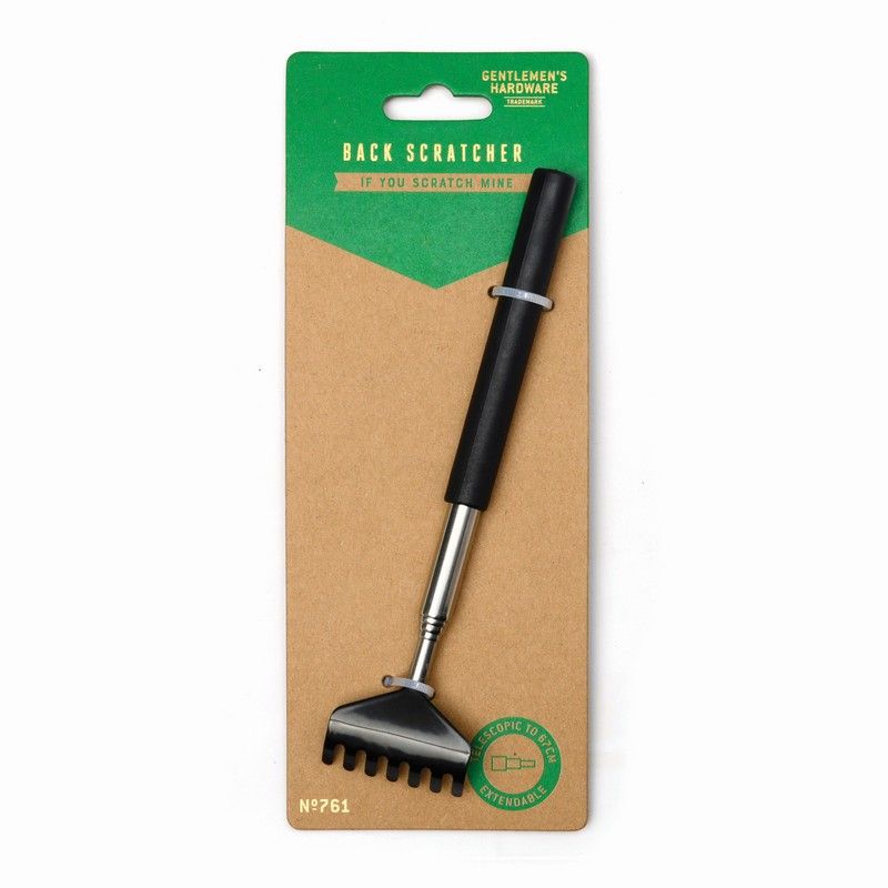 Gentlemen's Hardware seljasügaja Mini Back Scratcher, teleskoopvarrega (max 67cm)