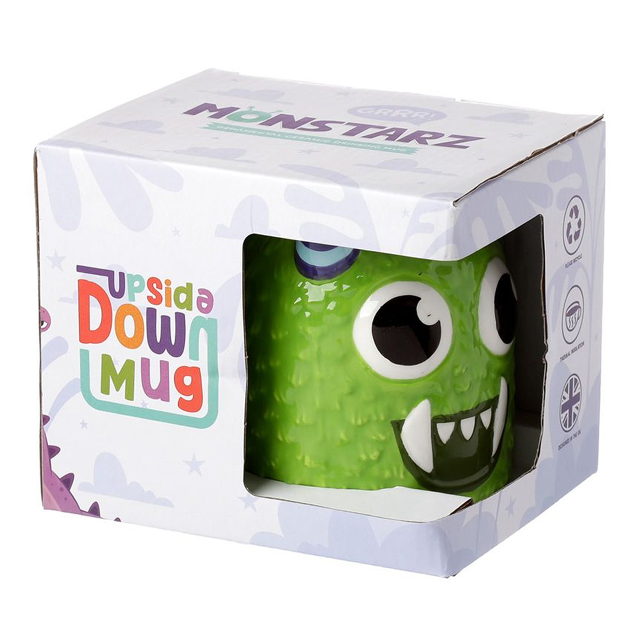 KRUUS UPSIDE DOWN, MONSTARZ GREEN MONSTER, 550ML