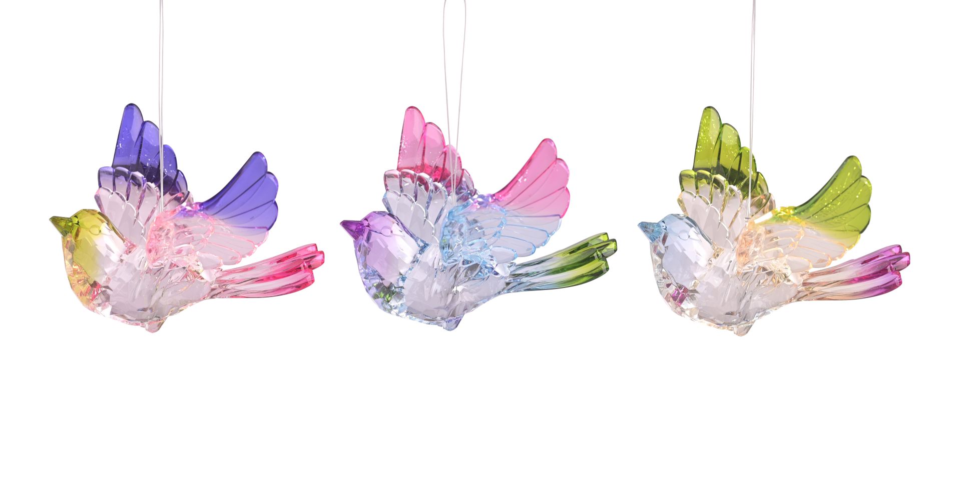 Rippuv kaunistus Birds, Multicolour, assortii