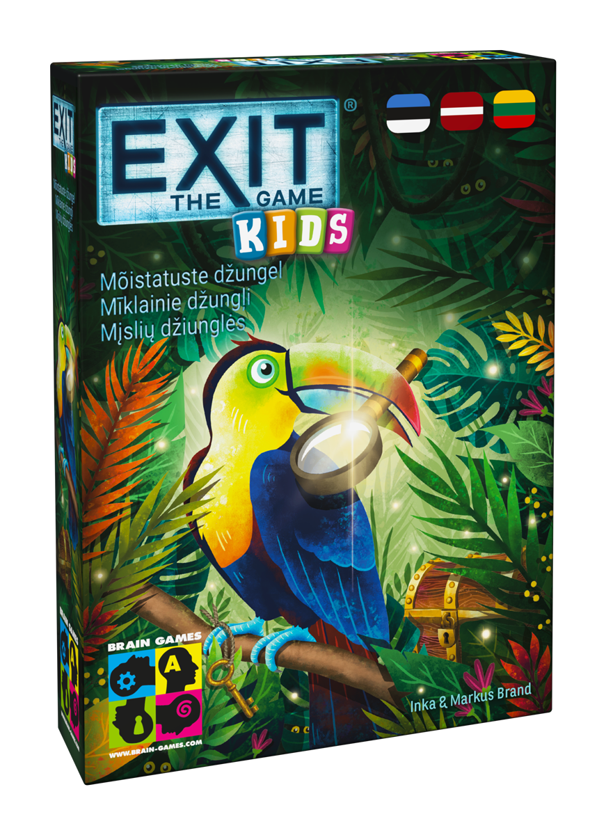 Lauamäng Exit Kids: Mõistatuste džungel