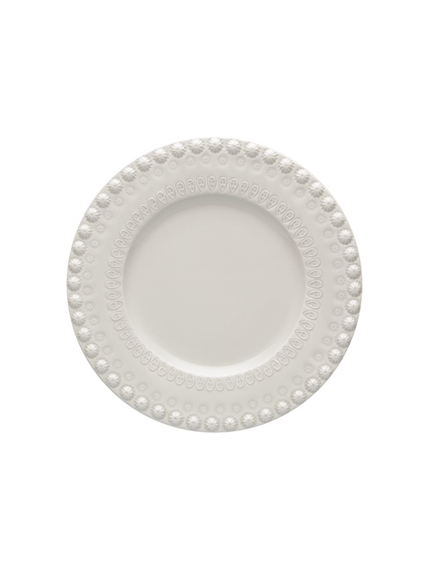 Bordallo Pinheiro taldrik Fantasia, 22cm, Sandy grey