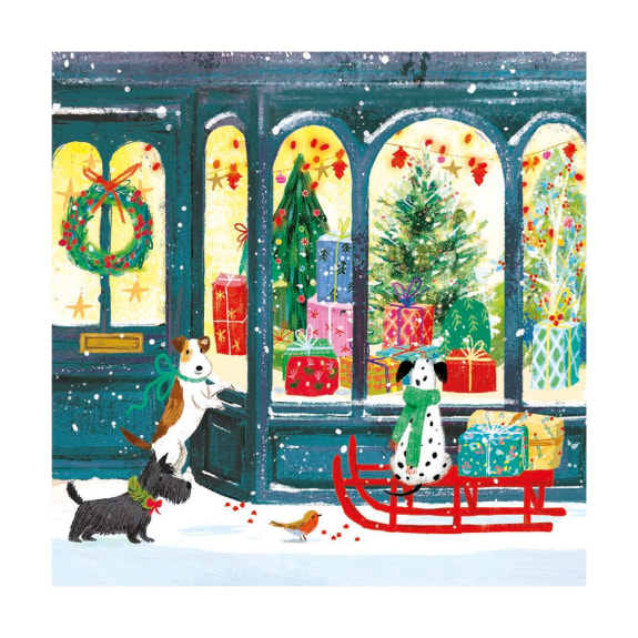 Jõulukaart Doggy Gift Shop