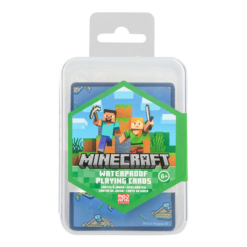 Mängukaardid Minecraft Waterproof