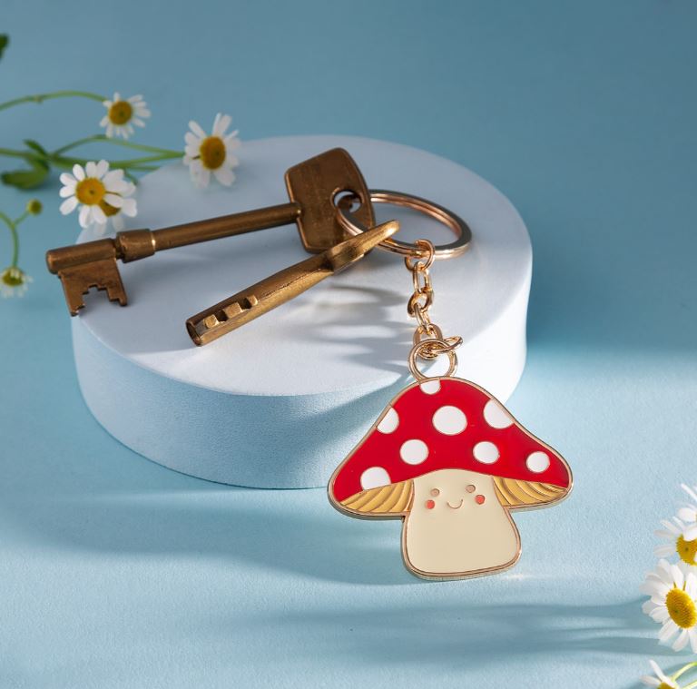 Võtmehoidja Mushroom Enamel