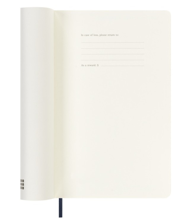 Moleskine 2026-27 18M Weekly Notebook Large Soft Cover, Blue