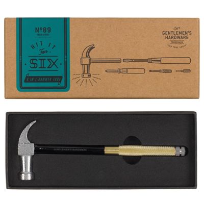 GENTLEMEN'S HARDWARE MULTITÖÖRIIST 6-IN-1 HAAMER