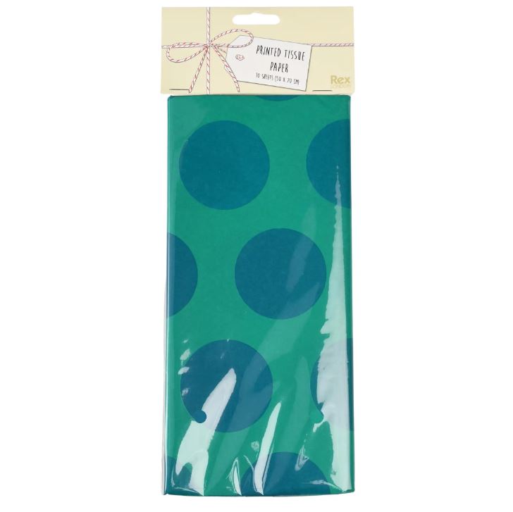 Siidipaberite komplekt Blue on turquoi, 10tk