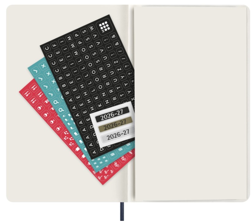 Moleskine 2026-27 18M Weekly Notebook Large Soft Cover, Blue