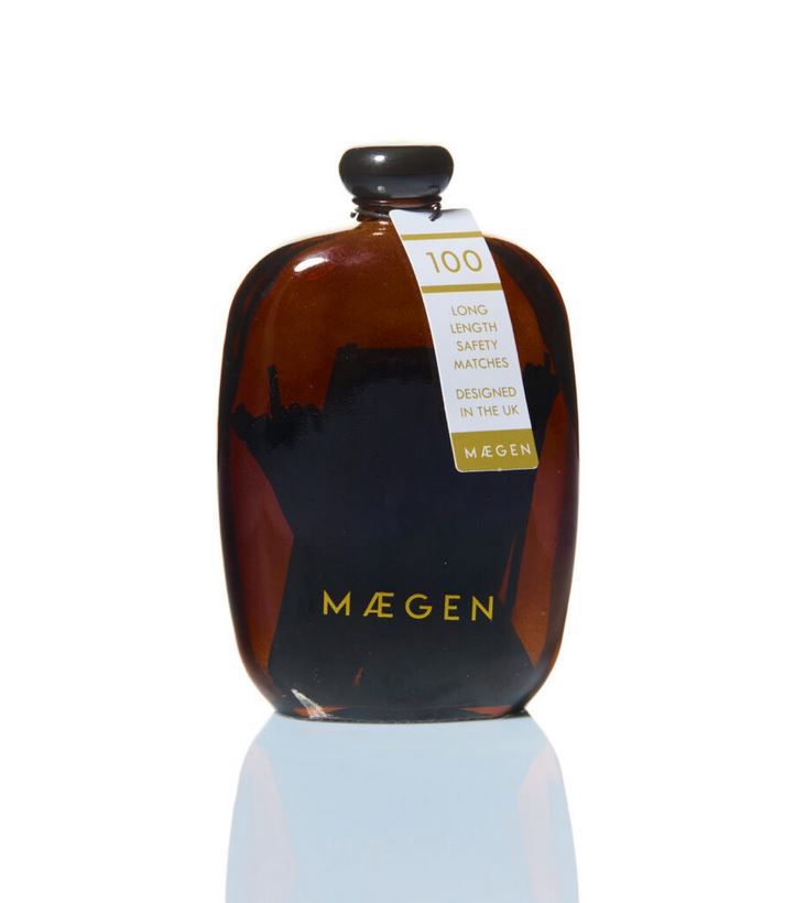 Maegen kaminatikud Bubble klaaspudelis, Smoked, 100tk